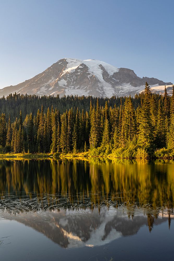 Aptly named Reflection Lake in Mount Rainier National Park-Washington State-USA art print by Chuck Haney for $57.95 CAD